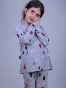بلوز شلوار بچه گانه طرح کاج